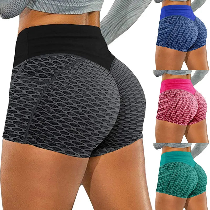 Seamless Ribbed Women Leggings Ladies High Waist Push Up Leggins Tight Striped Fitness Pants for Women Sport Gym Workout Pants