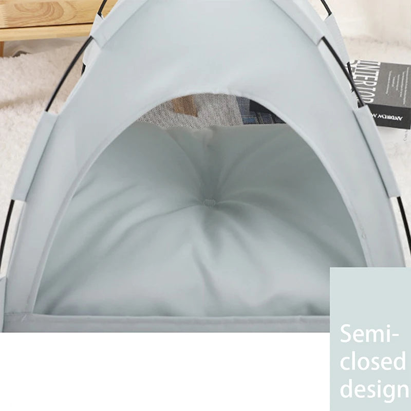 UFBemo Pet Products for Cats Sleeping Bed Cat Basket Beds Small Dogs Accessories Pet Houses Winter Tent Pet Bed