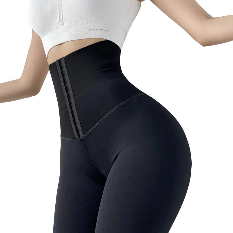 Seamless Ribbed Women Leggings Ladies High Waist Push Up Leggins Tight Striped Fitness Pants for Women Sport Gym Workout Pants
