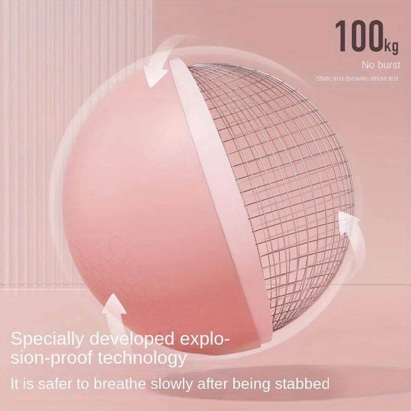 Women Gym Yoga Fitness Ball Thickening Type Anti-explosion Diameter 25 cm Pilates Workout Mini Ball Sculpting Legs And Hips