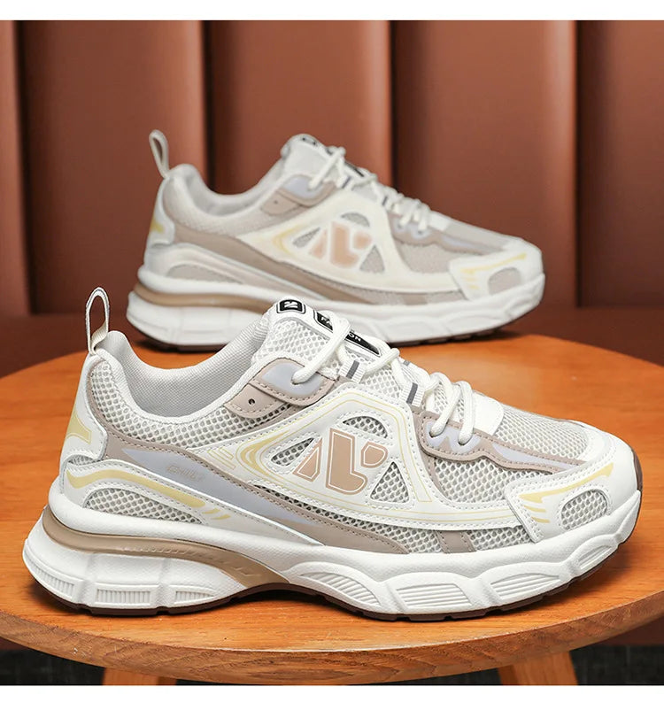 Shoes for Men Sneakers 2026 Fashion Breathable Sports Shoes Men Outdoor Running Shoes Lace Up Training Sneakers Tenis Masculino