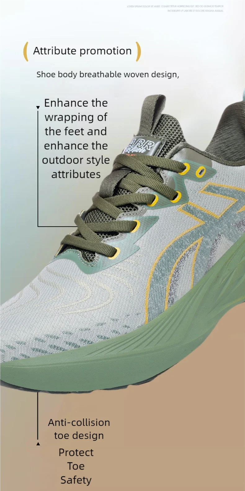 Men's sports shoes new casual comfortable fashion versatile thick soled wear-resistant breathable running leisure sports shoes