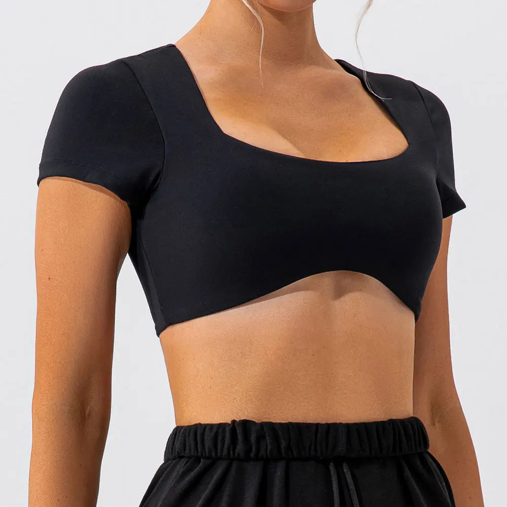 No more bras Nylon Spandex High Stretch Skin Friendly Breathable Tight Sports Undershirt Running Fitness Sports Tank Tops For Wo