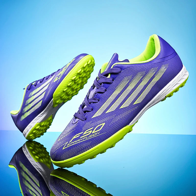 New Men Football Boots Professional Comfortable Sports Shoes Soccer Shoes Boys Sneakers Match Ankle Non-Slip TF/FG Unisex