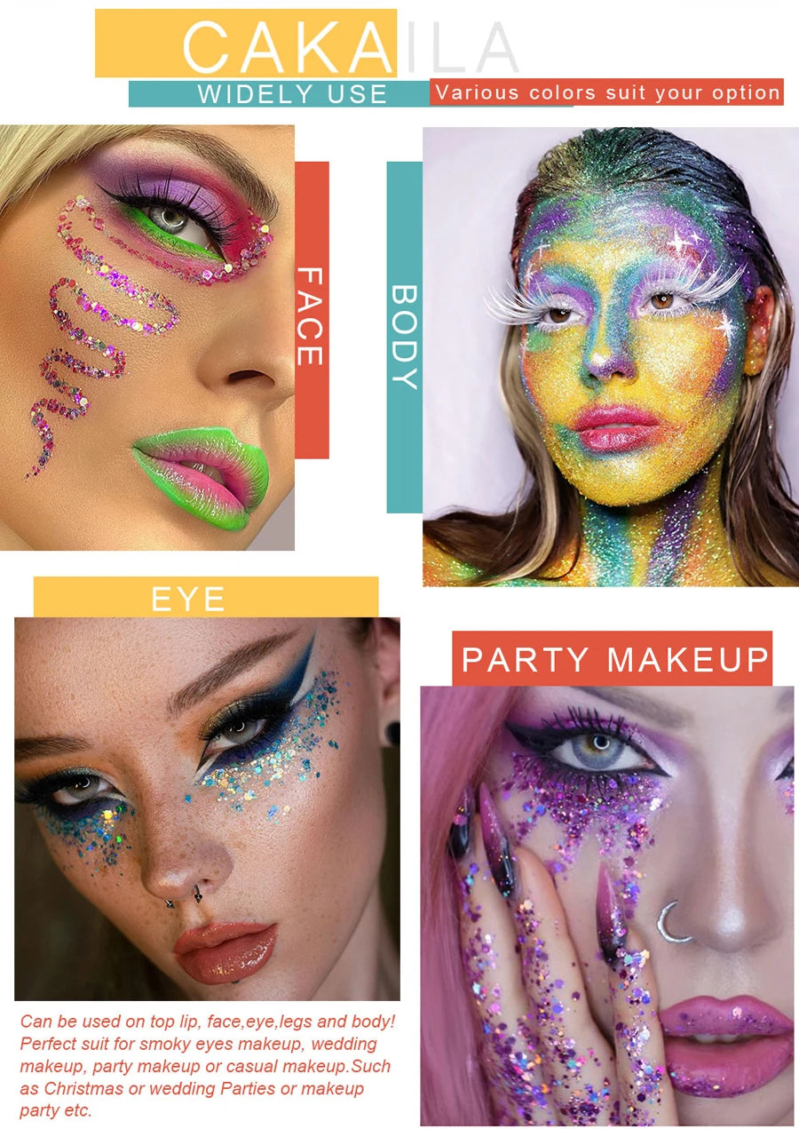 40 Colors Glitter Eyeshadow Powder Palette Diamond Shine Glittering Eye Shadow Makeup Colored Cosmetics Shadows Pallete Make Up