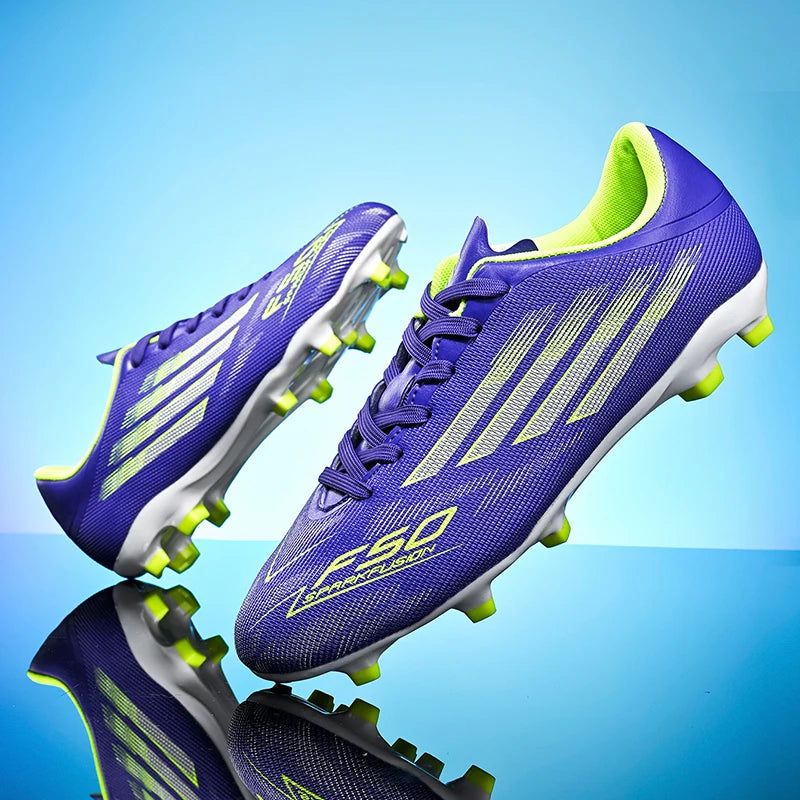 New Men Football Boots Professional Comfortable Sports Shoes Soccer Shoes Boys Sneakers Match Ankle Non-Slip TF/FG Unisex