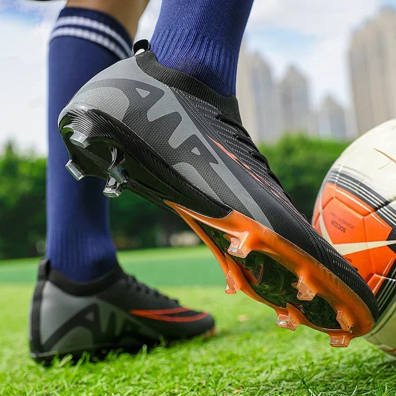 Men Football Boots Training Sport Soccer Shoes Non-Slip Ultralight Grass Unisex Outdoor Sports Shoes Breathable Drop Shipping