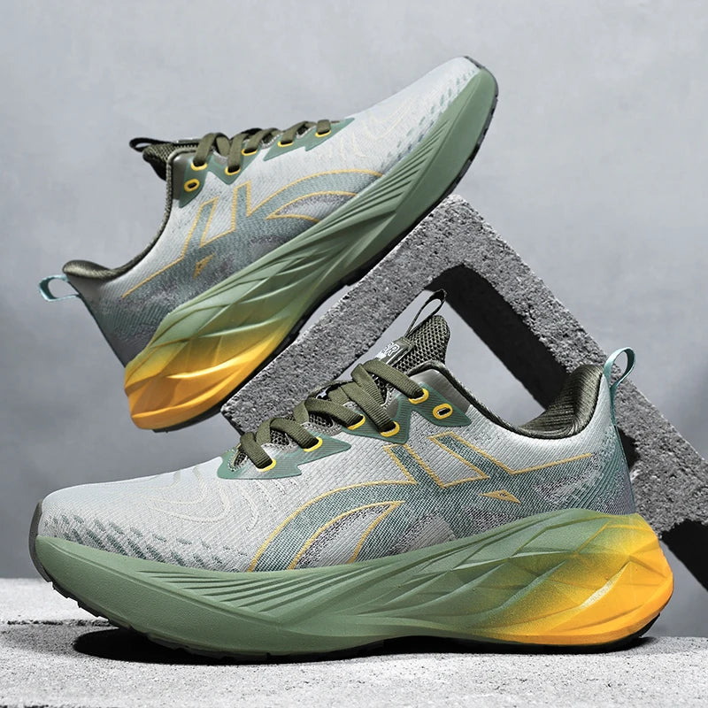 Men's sports shoes new casual comfortable fashion versatile thick soled wear-resistant breathable running leisure sports shoes