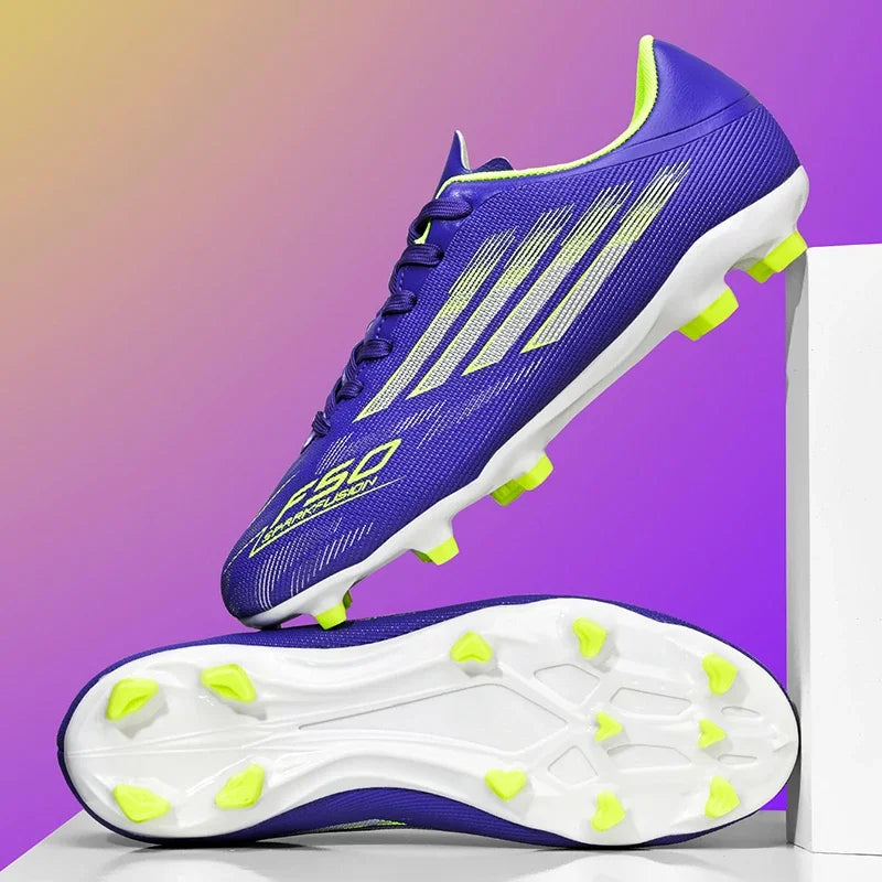 New Men Football Boots Professional Comfortable Sports Shoes Soccer Shoes Boys Sneakers Match Ankle Non-Slip TF/FG Unisex