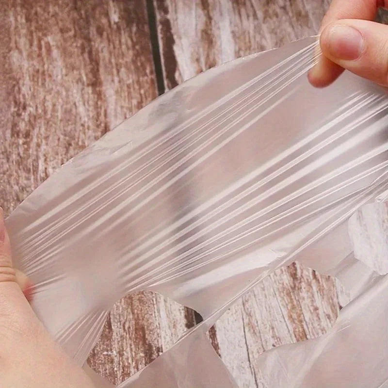 100pcs Disposable Transparent Full Face Covering PE Mask, Universal Skin Care Mask for Beauty Care, Moisturizing Accessories