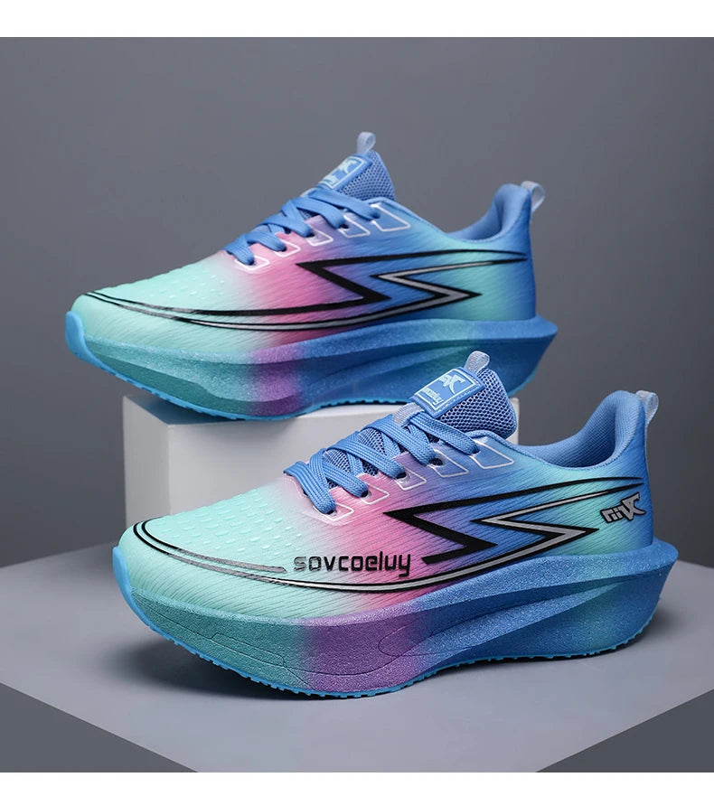 Running Shoes Men's Sneakers Trend Walking Speciality Carbon Board Marathon Sports Male Athletic Nonskid Lightweight For Women