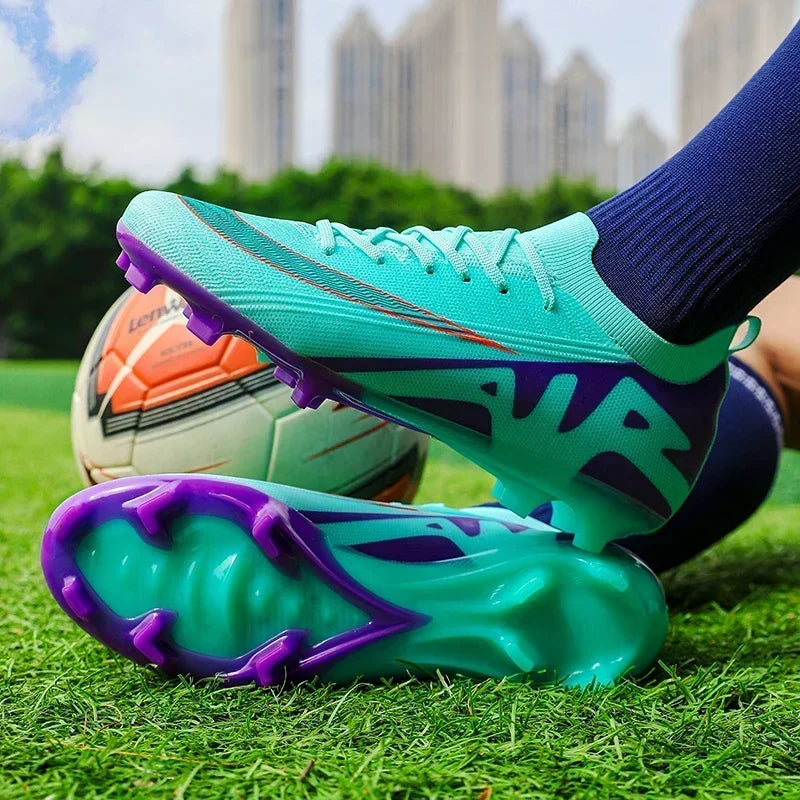 Men Football Boots Training Sport Soccer Shoes Non-Slip Ultralight Grass Unisex Outdoor Sports Shoes Breathable Drop Shipping