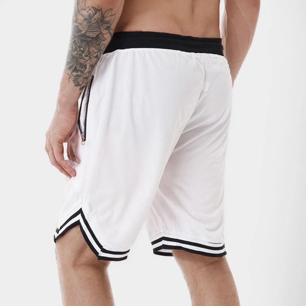 Men's Sports Basketball Shorts Mesh Quick Dry Gym Shorts Summer Casual Running Fitness Loose Training Short Pants Male