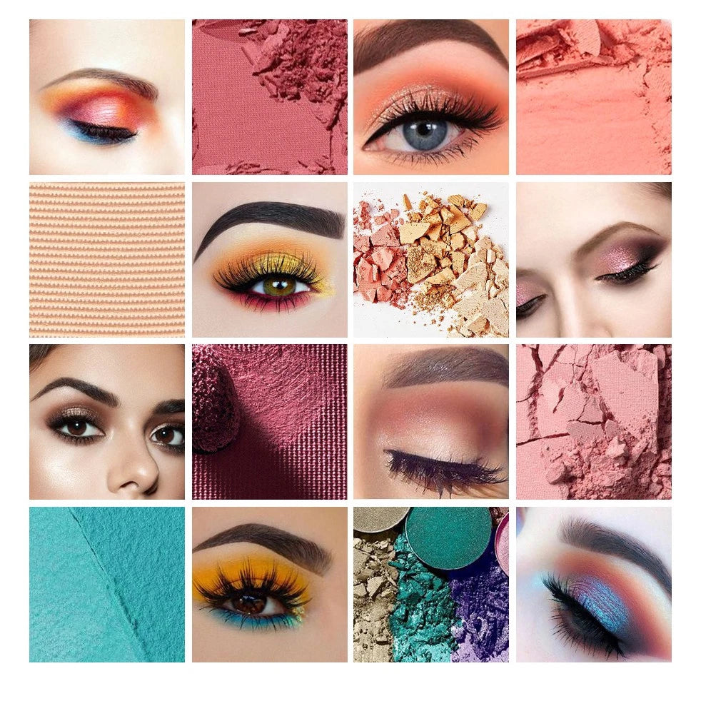 POPFEEL 40 Color Earth Tones &Rainbow Shades Eyeshadow Palette -Long-Lasting, Highly Pigmented, Smooth Matte and Shimmer Finish