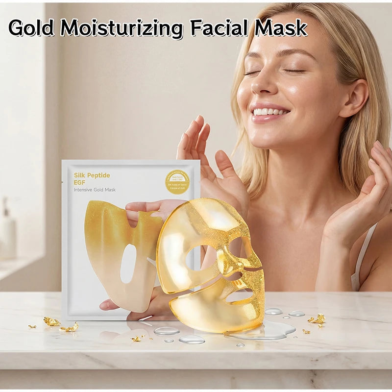 Hydrating Face Mask, Moisturizing Daily Gentle Sheet Mask, Nourishing Silky Smooth Texture Brightening Glow Skin Care Facial