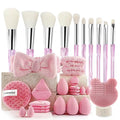 33pcs beauty set makeup kit  large and small beauty sponges for flawless makeup application and removal of makeup full set
