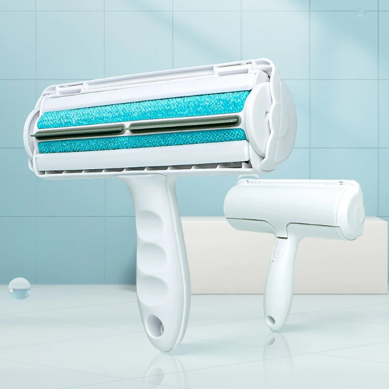 Pet Hair Remover Roller - Dog & Cat Fur Remover with Self-Cleaning Base - Efficient Animal Hair Removal Tool - Perfect for Furni