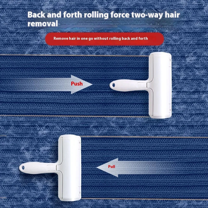 Pet Hair Remover Roller - Dog & Cat Fur Remover with Self-Cleaning Base - Efficient Animal Hair Removal Tool - Perfect for Furni