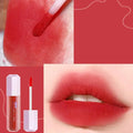 Candied Cherry Blossoms Pink Lip Glaze Velvet Matte Non-fading Lip Cream Mud Waterproof Lip Gloss Women Makeup
