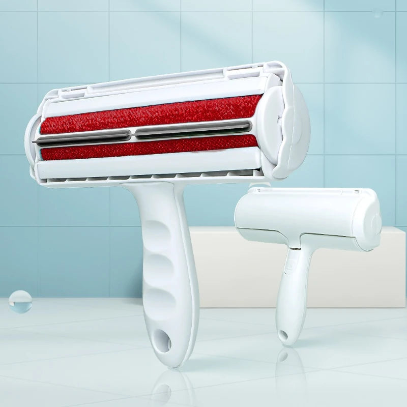 Pet Hair Remover Roller - Dog & Cat Fur Remover with Self-Cleaning Base - Efficient Animal Hair Removal Tool - Perfect for Furni