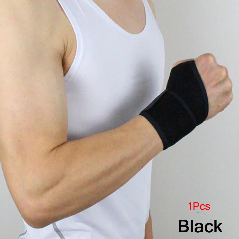 GOMOREON 1Pcs Wrist Guard Band Brace Support Carpal Tunnel Pain Wraps Bandage Fitness Wristbands