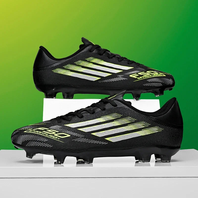 New Men Football Boots Professional Comfortable Sports Shoes Soccer Shoes Boys Sneakers Match Ankle Non-Slip TF/FG Unisex