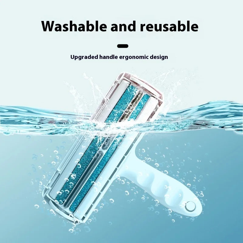 Pet Hair Remover Roller - Dog & Cat Fur Remover with Self-Cleaning Base - Efficient Animal Hair Removal Tool - Perfect for Furni