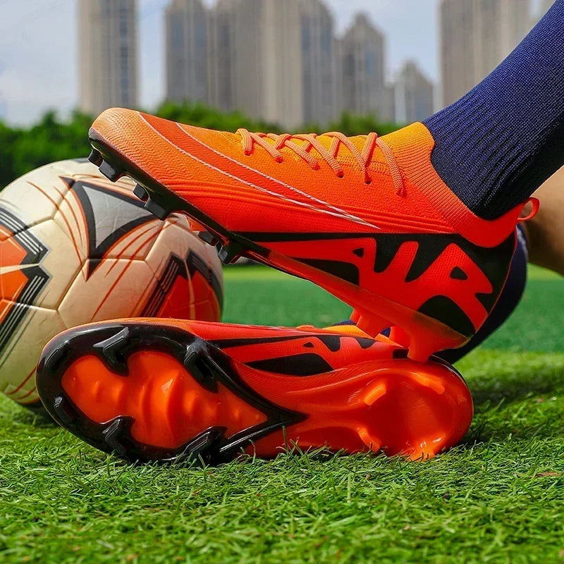 Men Football Boots Training Sport Soccer Shoes Non-Slip Ultralight Grass Unisex Outdoor Sports Shoes Breathable Drop Shipping