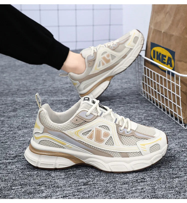 Shoes for Men Sneakers 2026 Fashion Breathable Sports Shoes Men Outdoor Running Shoes Lace Up Training Sneakers Tenis Masculino