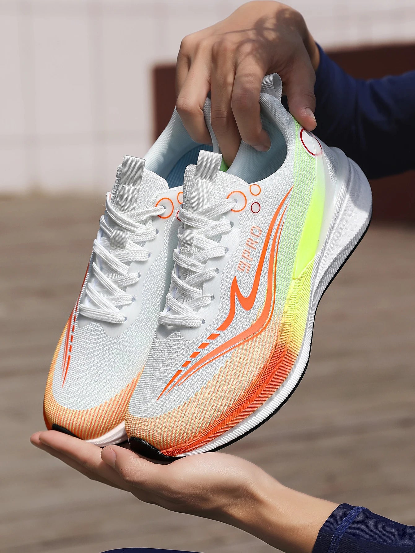 Sports Men Running Shoes Carbon Board Speciality Marathon Breathable Lightweight Women's Comfortable Nonskid Casual Sneakers New