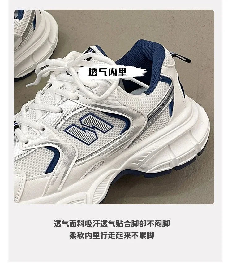 Women's casual classic sports shoes 2025 fashion heightening outdoor non-slip sports shoes luxury brand women's casual shoes