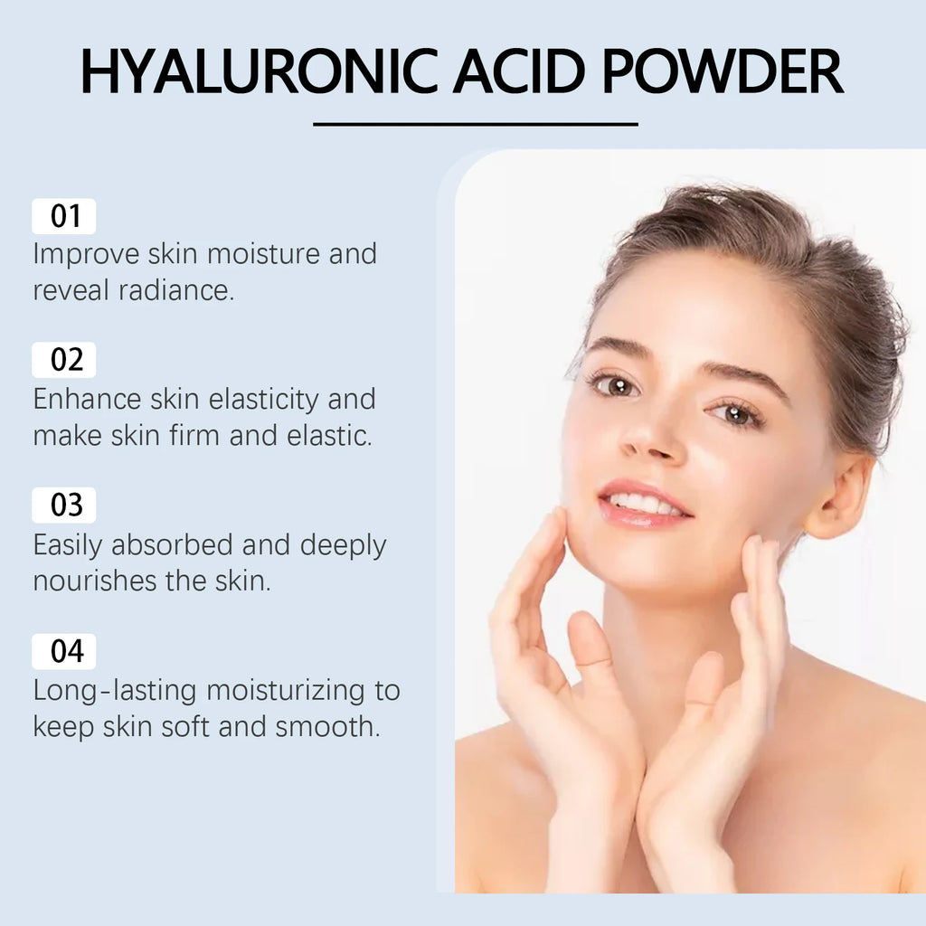 Hyaluronic Acid Facial Mask Powder Moisturize Firming Increase Skin Elasticity Repairing Keratin Brightening Facial Apply Mask