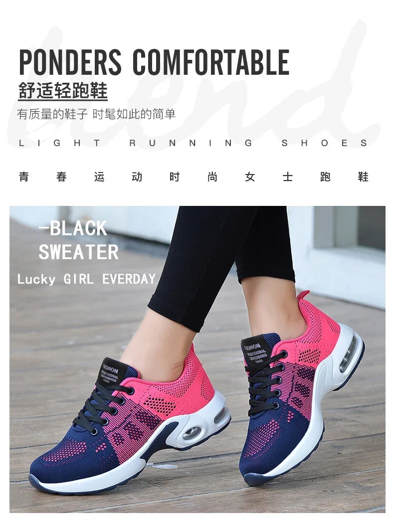Women's sports shoes High quality running shoes Breathable sports casual sneakers Women's non-slip walking women's shoes