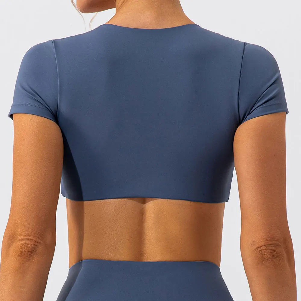 No more bras Nylon Spandex High Stretch Skin Friendly Breathable Tight Sports Undershirt Running Fitness Sports Tank Tops For Wo