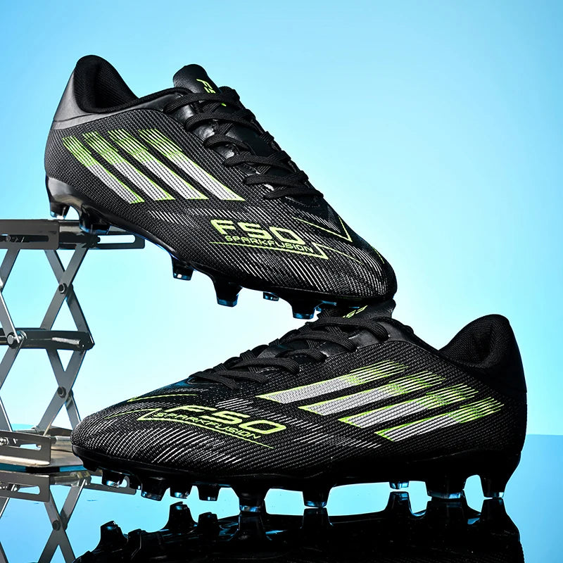 New Men Football Boots Professional Comfortable Sports Shoes Soccer Shoes Boys Sneakers Match Ankle Non-Slip TF/FG Unisex
