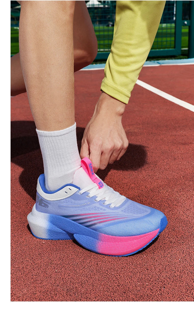 Profession Running Shoes Casual Carbon Board Marathon Men Sports Race Lightweight Womens Comfortable Athletic Antiskid Sneakers