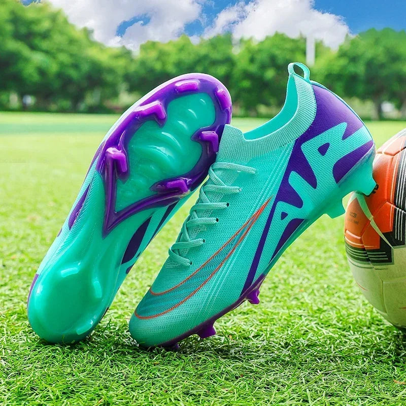 Men Football Boots Training Sport Soccer Shoes Non-Slip Ultralight Grass Unisex Outdoor Sports Shoes Breathable Drop Shipping