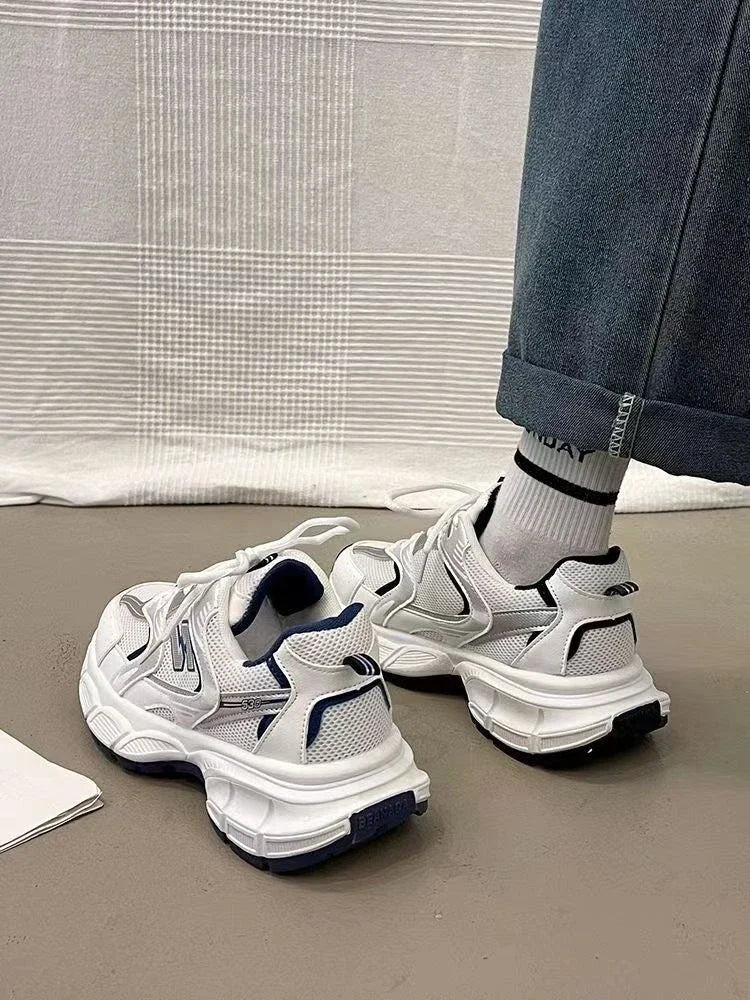 Women's casual classic sports shoes 2025 fashion heightening outdoor non-slip sports shoes luxury brand women's casual shoes