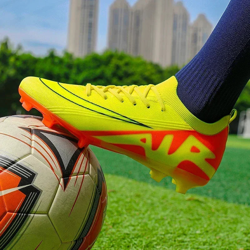 Men Football Boots Training Sport Soccer Shoes Non-Slip Ultralight Grass Unisex Outdoor Sports Shoes Breathable Drop Shipping