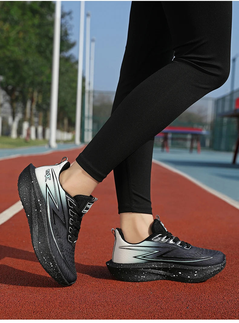 Running Shoes Men's Sneakers Trend Walking Speciality Carbon Board Marathon Sports Male Athletic Nonskid Lightweight For Women