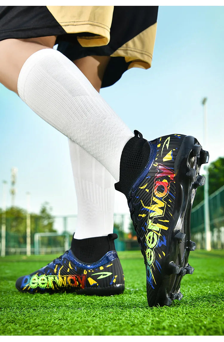 Wholesale Soccer Shoes for Men & Women, Long & Turf Studs Training Footwear for Students on Grass Fields