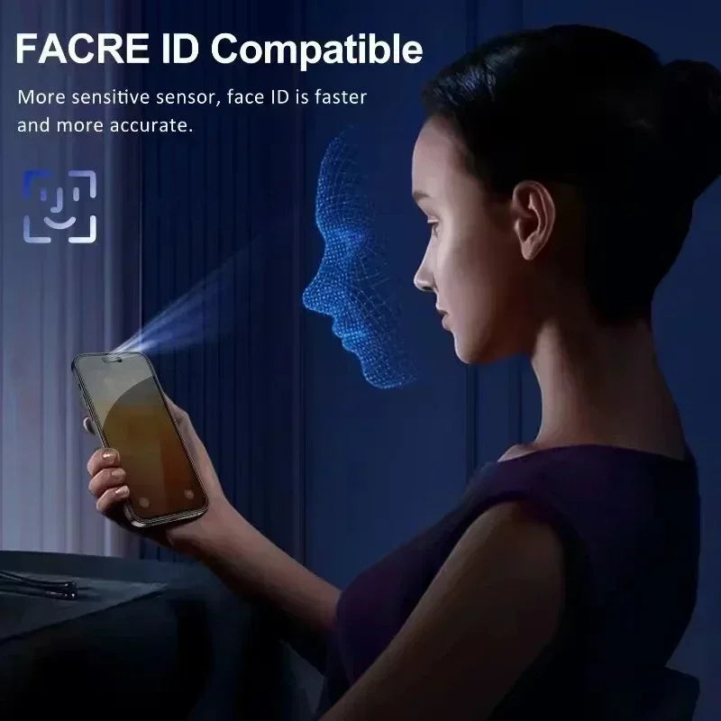 1-5Pcs Full Cover Privacy Screen Protector For iPhone 16 15 13 11 14Pro Max Anti Spy Tempered Glass For iPhone X XS Max XR