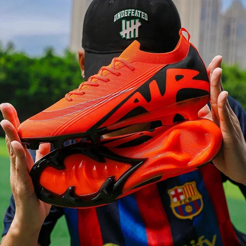 Men Football Boots Training Sport Soccer Shoes Non-Slip Ultralight Grass Unisex Outdoor Sports Shoes Breathable Drop Shipping