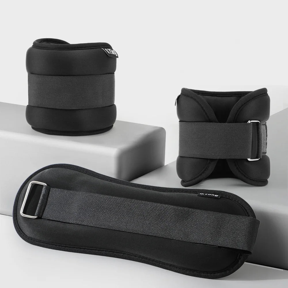 2pcs 0.25/0.5/0.75/1/2kg Wrist Ankle Sandbags Portable Fitness Training Weight Sandbag For Yoga Dancing Running Body Shaping