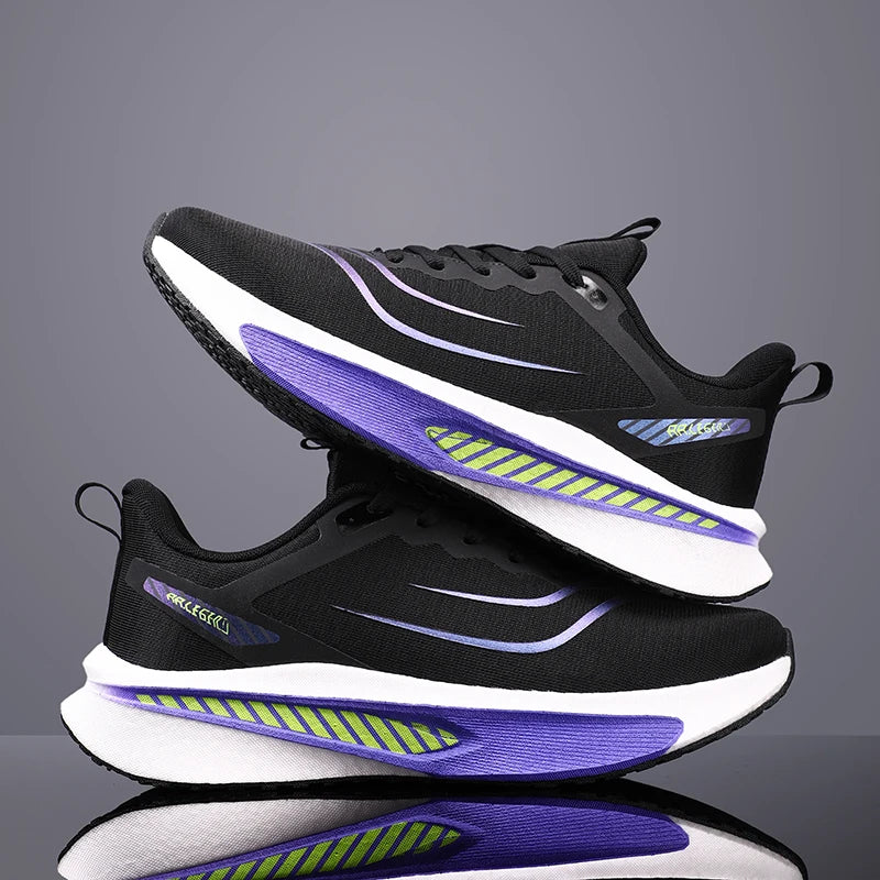 Sports Shoes for Men Air Cushion Jogging Shoes Running Shoes Carbon Board Marathon Breathable Lightweight Women Nonskid Sneakers