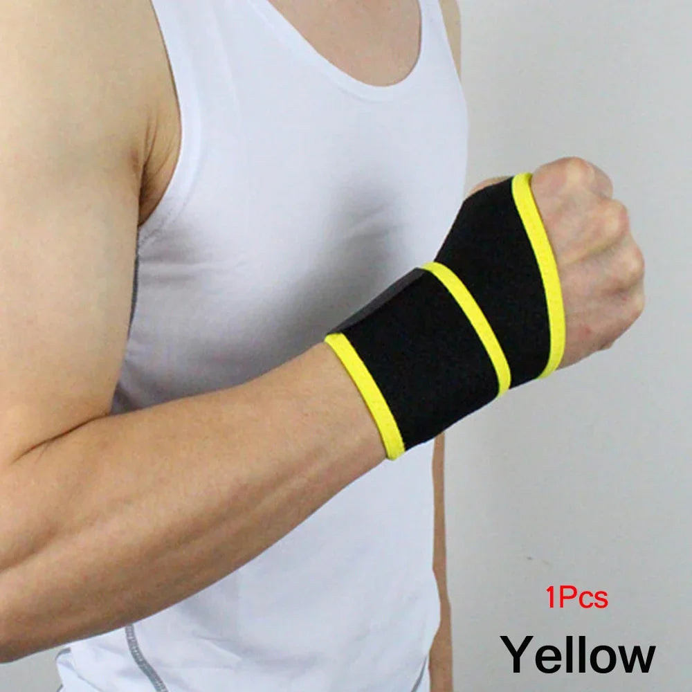 GOMOREON 1Pcs Wrist Guard Band Brace Support Carpal Tunnel Pain Wraps Bandage Fitness Wristbands