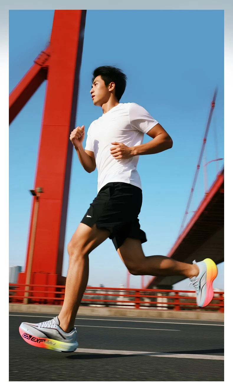 Running Shoes Men Carbon Plate Speciality Marathon Sports Breathable Lightweight Women's Comfortable Nonskid Leisure Sneakers