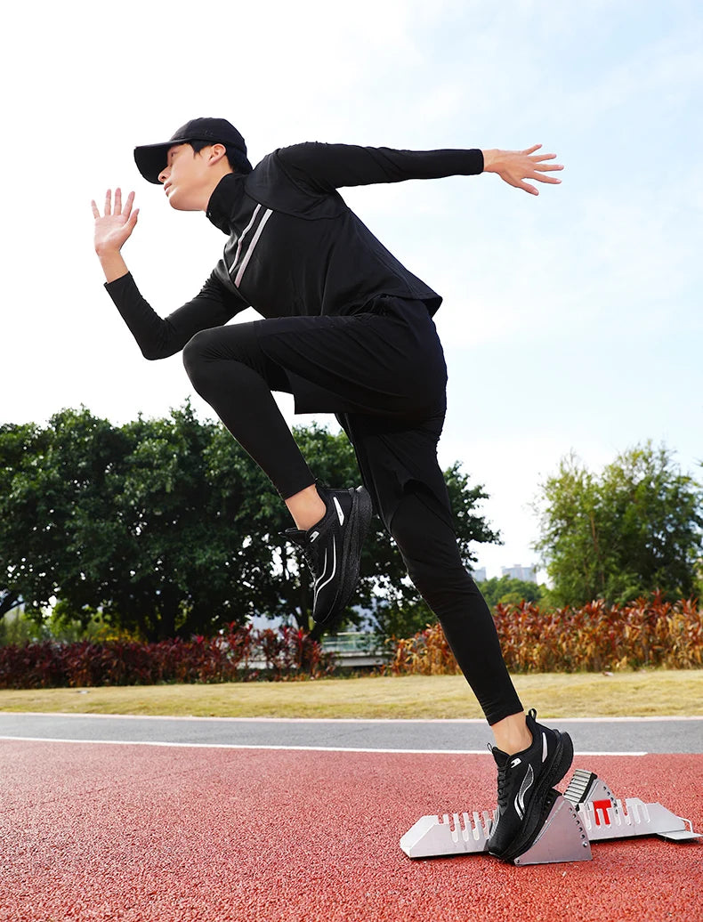 Sports Shoes for Men Air Cushion Jogging Shoes Running Shoes Carbon Board Marathon Breathable Lightweight Women Nonskid Sneakers
