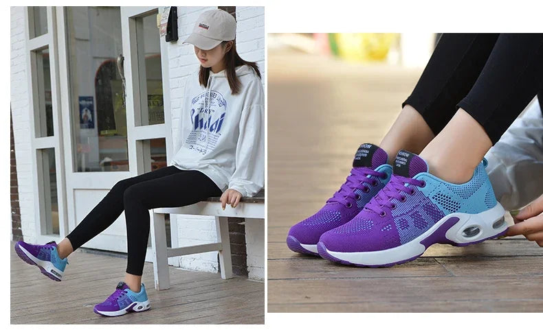 Women's sports shoes High quality running shoes Breathable sports casual sneakers Women's non-slip walking women's shoes