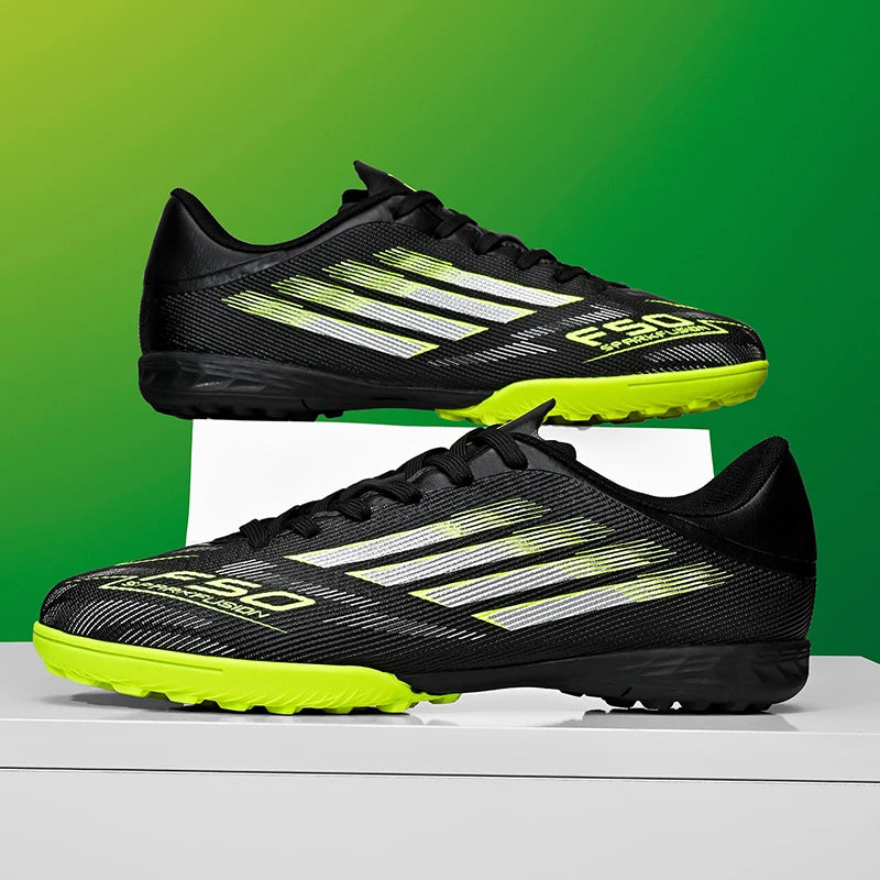 New Men Football Boots Professional Comfortable Sports Shoes Soccer Shoes Boys Sneakers Match Ankle Non-Slip TF/FG Unisex